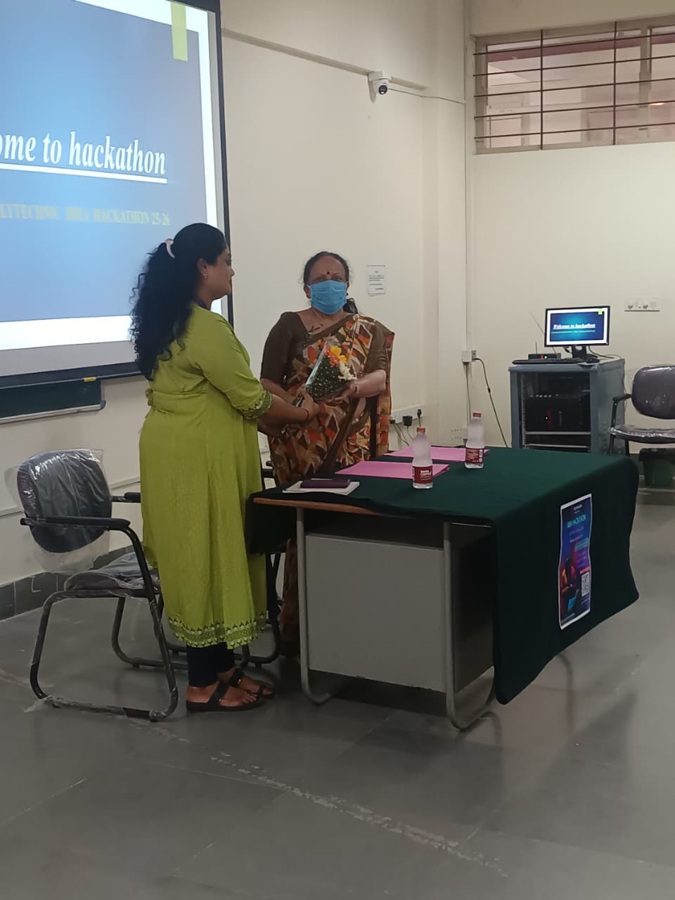 Idea Hackathon held on 10-10-2025 on the topic Artificial Intelligence, Cyber Security & Phishing attacks