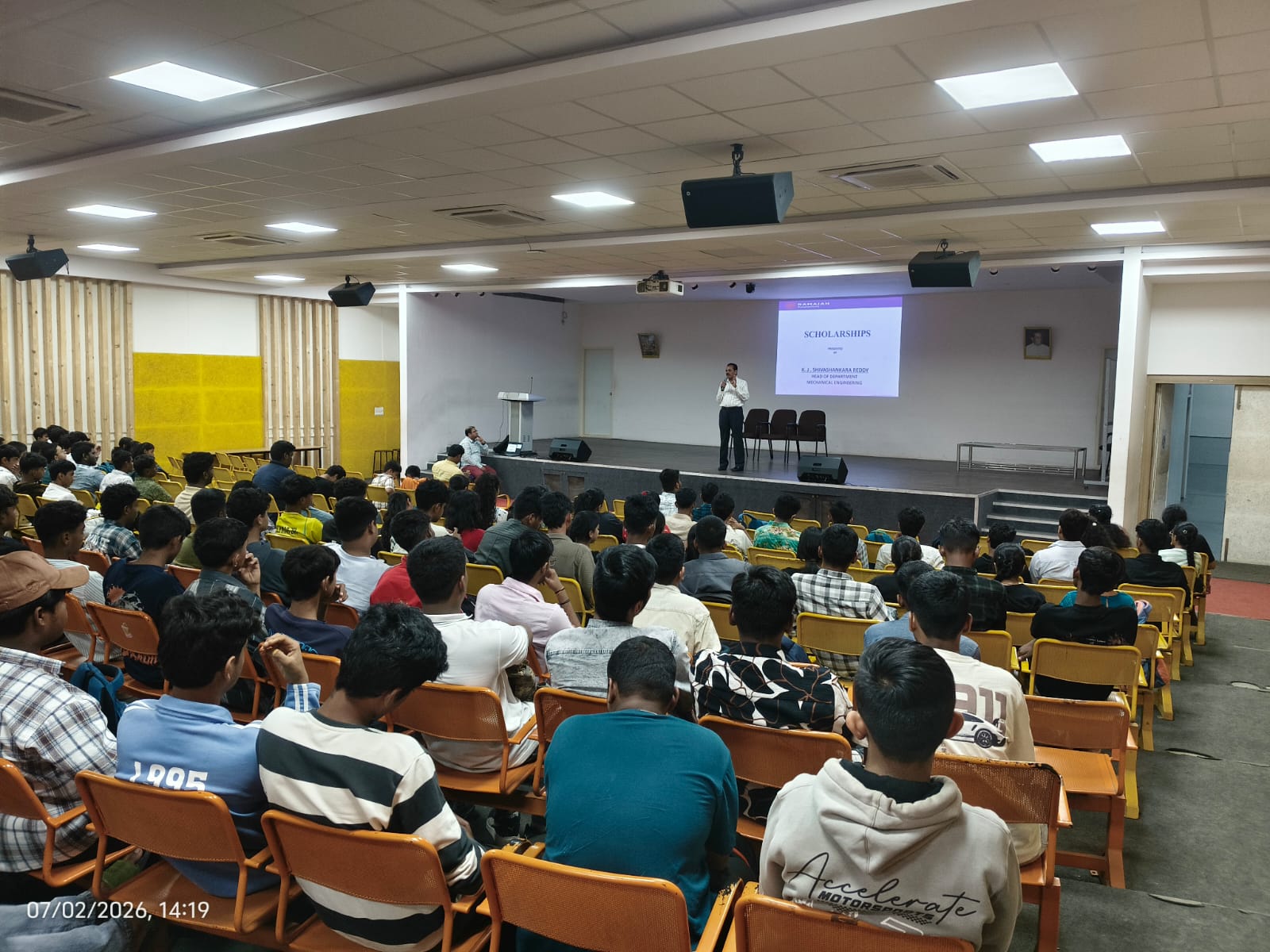 Awareness Session conducted on “Scholarships & Benefits