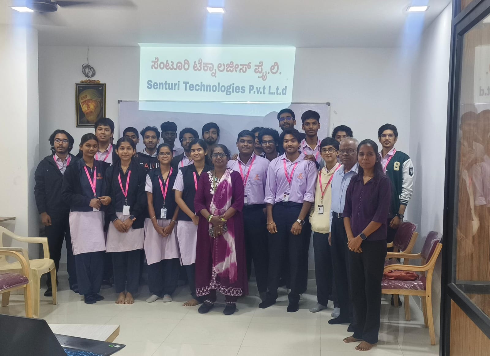 Industrial visit to M/s.Senturi Technologies